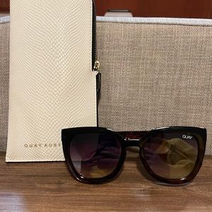 Quay Sunglasses - worn only once, like new excellent condition
